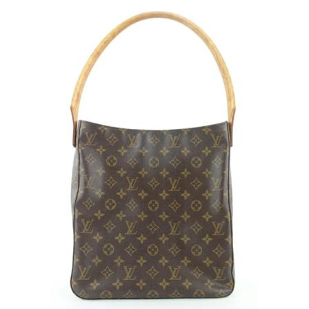 Louis Vuitton Vintage, Pre-owned Canvas louis-vuitton-bags Bruin, unisex, Maat:ONE Size