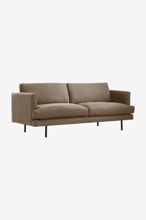 Jotex - Sofa 3-seter Gråbrun - ANTWERPEN - Kjøp 3-seters sofaer hos Jotex