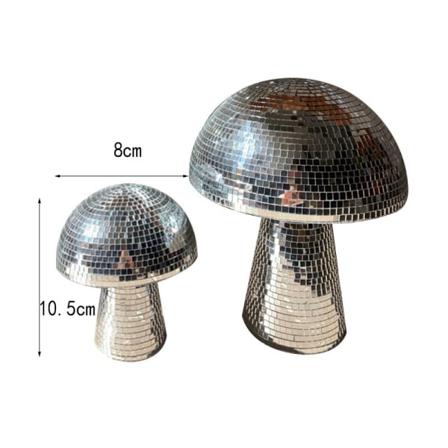 Disco Ball Svampform Spegeldekoration Utomhusläkning Enc