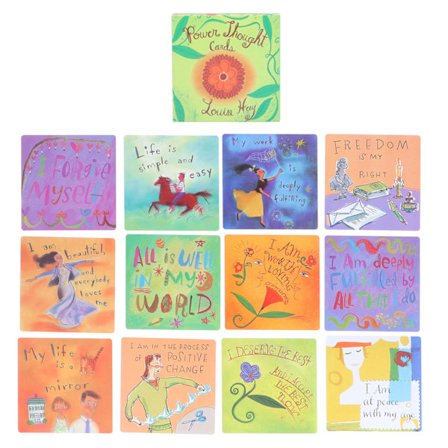 64 kortstokker Power Thought Cards Engelsk språk Positive Thinking Affirmation Cards Game