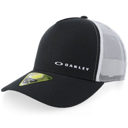 Oakley - Svart trucker Keps - Chalten Cap Black/White Trucker @ Hatstore