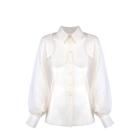 Nenette Shirts Hvid, Dame Skjorter