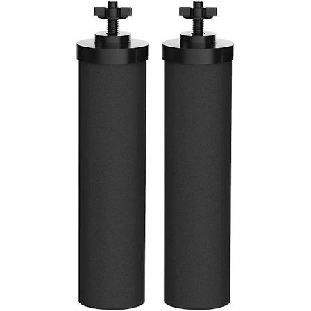 2 stk. Kompatible med Berkey Black naturligt filtermateriale vandrensningsfiltre element