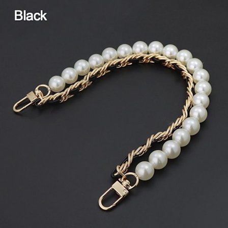 Pearl Strap Vesker Håndveskehåndtak SVART