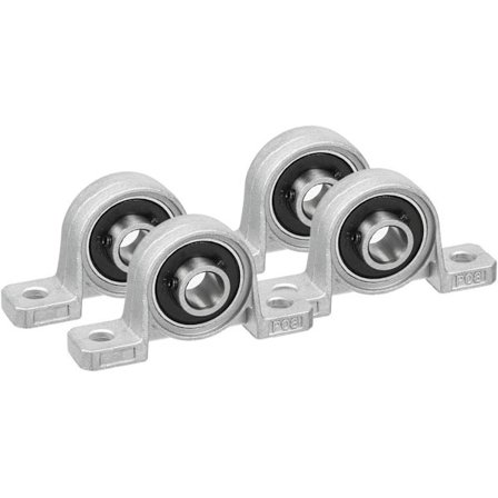 4 st KP08 8mm borr zinklegering inre kulmonterad kuddeblock ins