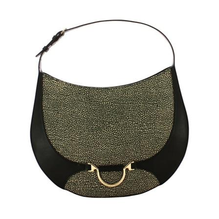 Borbonese, Shoulder Bags Zwart, Dames, Maat:ONE Size