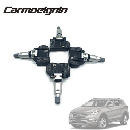 4 STK. TPMS 52933-2J100 529332M650 Dæktryksovervågningssystem Sensor til Hyundai Grand Santa Fe 2013-2017 Kia Ceed 529333N100