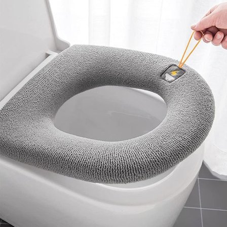 2 kpl pehmeää kylpyhuoneen wc-istuimen pehmustetta, lämmin pehmuste wc-istuimen pehmuste, wc-istuimen pehmuste, wc-istuimet, uudelleenkäytettävä 