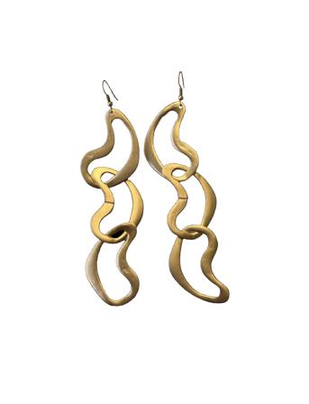 Linda Hopes Earrings Øredobber Smykker Gull Susmie's*Betinget Tilbud