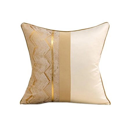 Tyynyliina sohvalle, autoon, makuuhuoneeseen r Moderni minimalistinen koristetyyny 45x45cm, (Kulta)