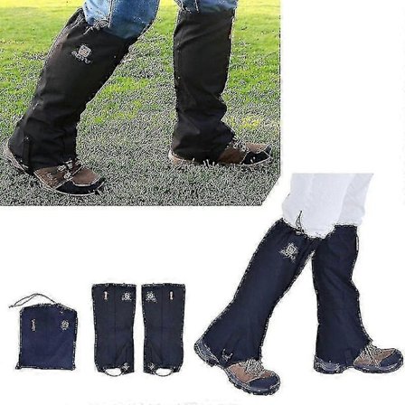 Slangebidbeskyttende benbeskyttelse gaiter cover vandtæt åndbar til udendørs vandreture camping f
