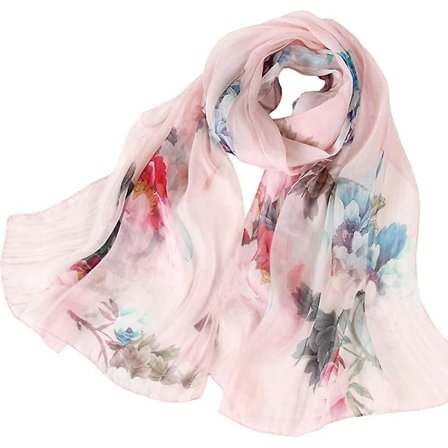 Siden Scarf Dam Kvinnor 100% Siden Scarves Lätt Elegant Gåvor