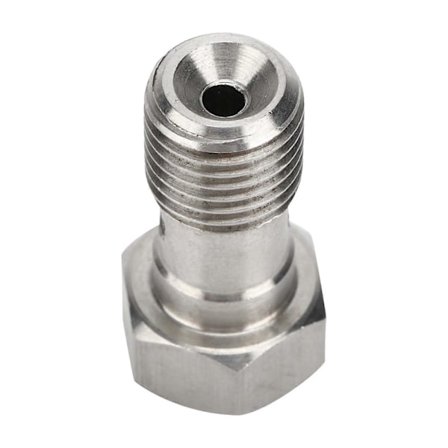 7/16inx20 UNF Banjobult Rostfritt Stål 25mm Lång Bromsanslutningsadapter med 2st Brickor