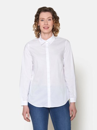 BRANDTEX - Skjorte - Hvid