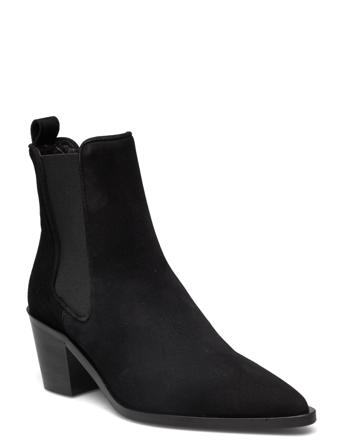 Booties Shoes Boots Ankle Boots Ankle Boot - Heel Musta Billi Bi