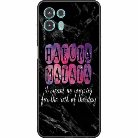 Motorola Edge 20 Lite Svart Skal Hakuna Matata