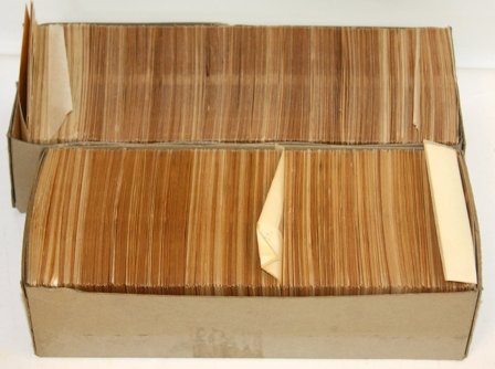 Jugoslavien - Dubletsamling i 2 kartotekskasser