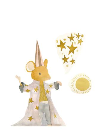 Callie The Magician Home Kids Decor Wall Stickers Animals Multi/mønstret That's Mine