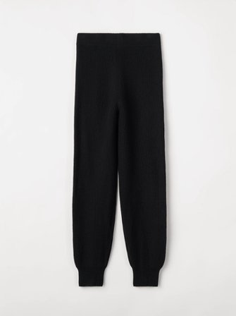 Soft Goat - Track Pants - Kashmirbyxor dam - L - Black