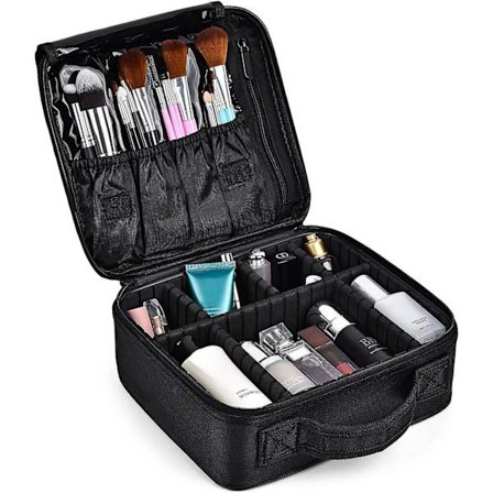 Makeup-väska Resväska Makeup Case Professionell Organizer Väska Vattentät Bärbar, med Avtagbara Fack