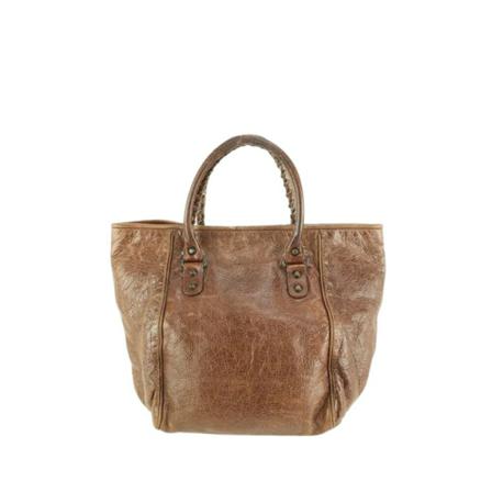Balenciaga Vintage Pre-owned Leather balenciaga-Tass , Bruin , Dames , Maat: ONE Size Vintage Tassen