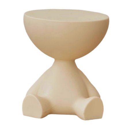 Litet runt sidobord soffbord slätt multifunktionellt sängbord platt huvud för inomhus kontor badrum litet utrymme