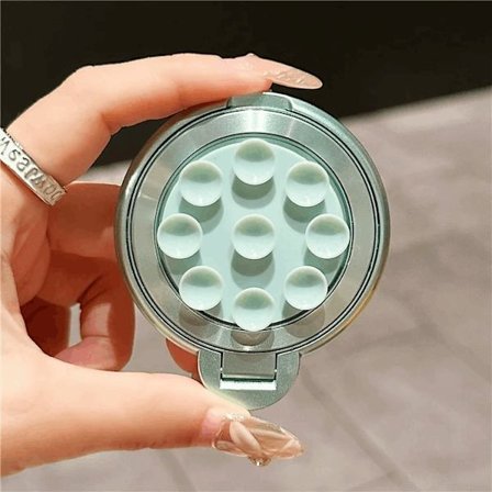 Magsafe Mobil Sugkopp Ringhållare Kickstand Bilfäste - Cyan