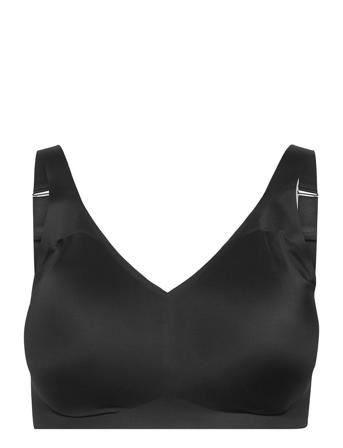 Bra Svea V Neck Top Lingerie Bras & Tops Soft Bras Tank Top Bras Svart Lindex