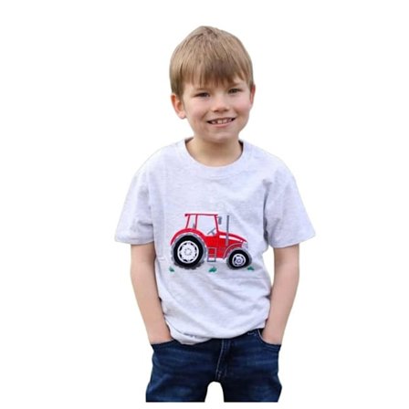 British Country Collection Barnkläder/Barn Traktor T-shirt 7-8 år