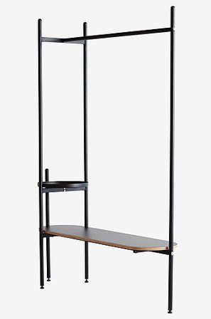 Jotex - Kledingrek Zwart Zwart - WAKAYAMA - Koop Halmeubels bij Jotex