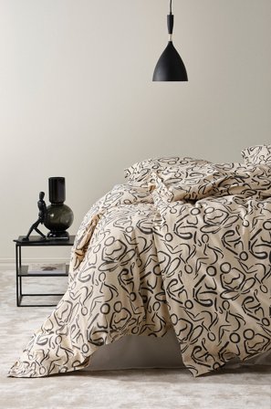 Jotex - Dynetrekk Beige - FORMS - Kjøp Sengesett hos Jotex