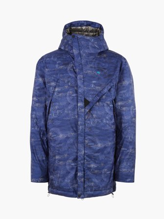 Klättermusen Aud Zip Hood Jacka Britta - Cobolt Blue - XXL