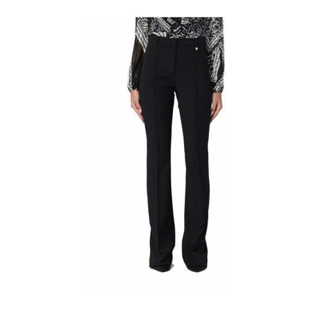 Liu Jo, Wide Trousers Czarny, Kobieta, Rozmiar: M