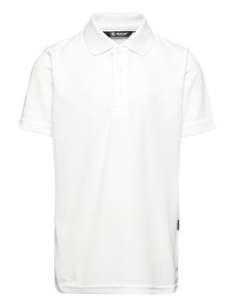 Abacus Jr Cray Drycool Polo - White - 130