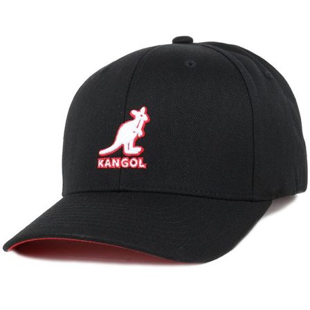 Kangol - Svart flexfit Keps - 3D Baseball Black Flexfit @ Hatstore
