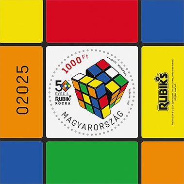 Ungarn - Rubiks terning - Postfrisk miniark