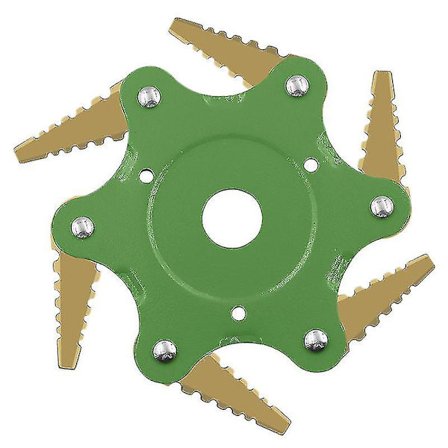 6t Græsslåmaskineblad 180 Grader Rotérbart 360 Grader Blade Grøn