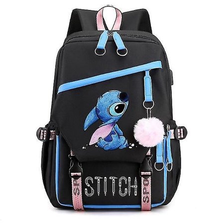 Stitch USB Ladattava Koulureppu Pojille ja Tytöille
