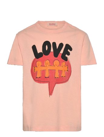 THE ANIMALS OBSERVATORY Love Rooster T-Shirt - Pink - 12 Y