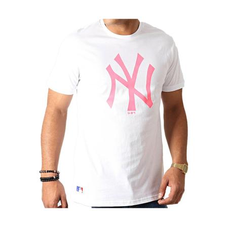 New Era, T-shirt Wit, Heren, Maat:S