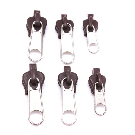 6 stk Instant Zipper Universal Instant Fix Zipper Repair