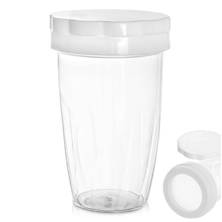 Beholder med sigte til flormelis og kanel 250 ml