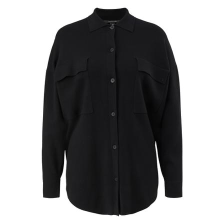 Comma Vests , Zwart , Dames , Maat: 2XL Longsleeve shirts