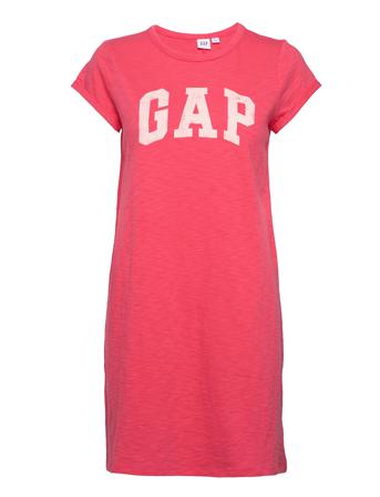 V-Ss Logo Tee Dress Kort Kjole Rosa GAP