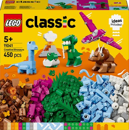 Lego Classic Kreative dinosaurer, fantasifuldt legetøj 11041, Børn & Forældre, Motorik & Bevægelse, Klodser Og Stabletårne