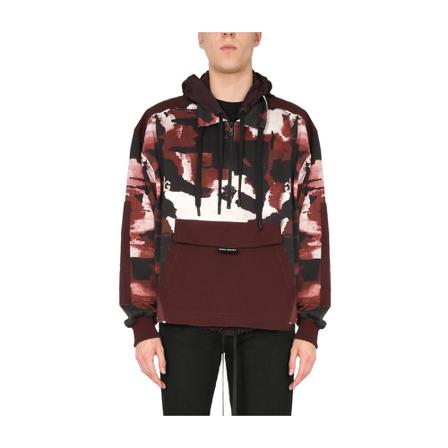 Dolce & Gabbana Camouflage Print Sweatshirt Rød, Herre Sweatshirts
