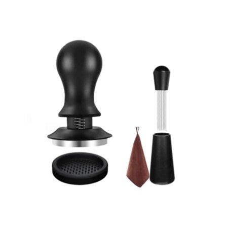 Set med 5 Espresso Kaffe Tillbehör, Espresso Kaffe Tamper, 53 mm Aquaforge