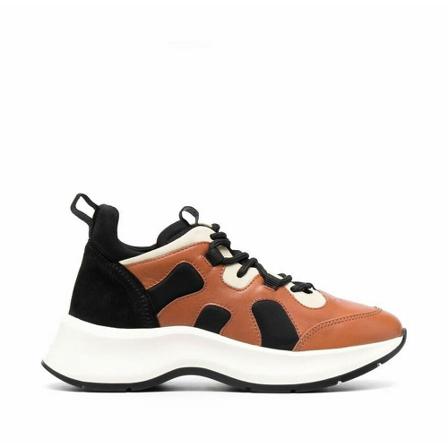 Hogan H585 Sneakers , Bruin , Dames , Maat: 36 EU