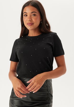 ONLY Onlolivia Life Reg S/S BOW TOP Klær