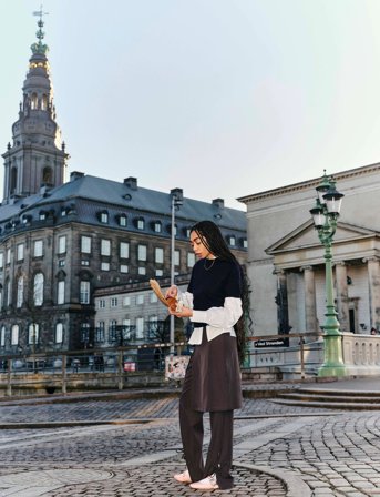 Bianco Biarose Karré Mary Jane Flat Faux Leather - Pink - 38